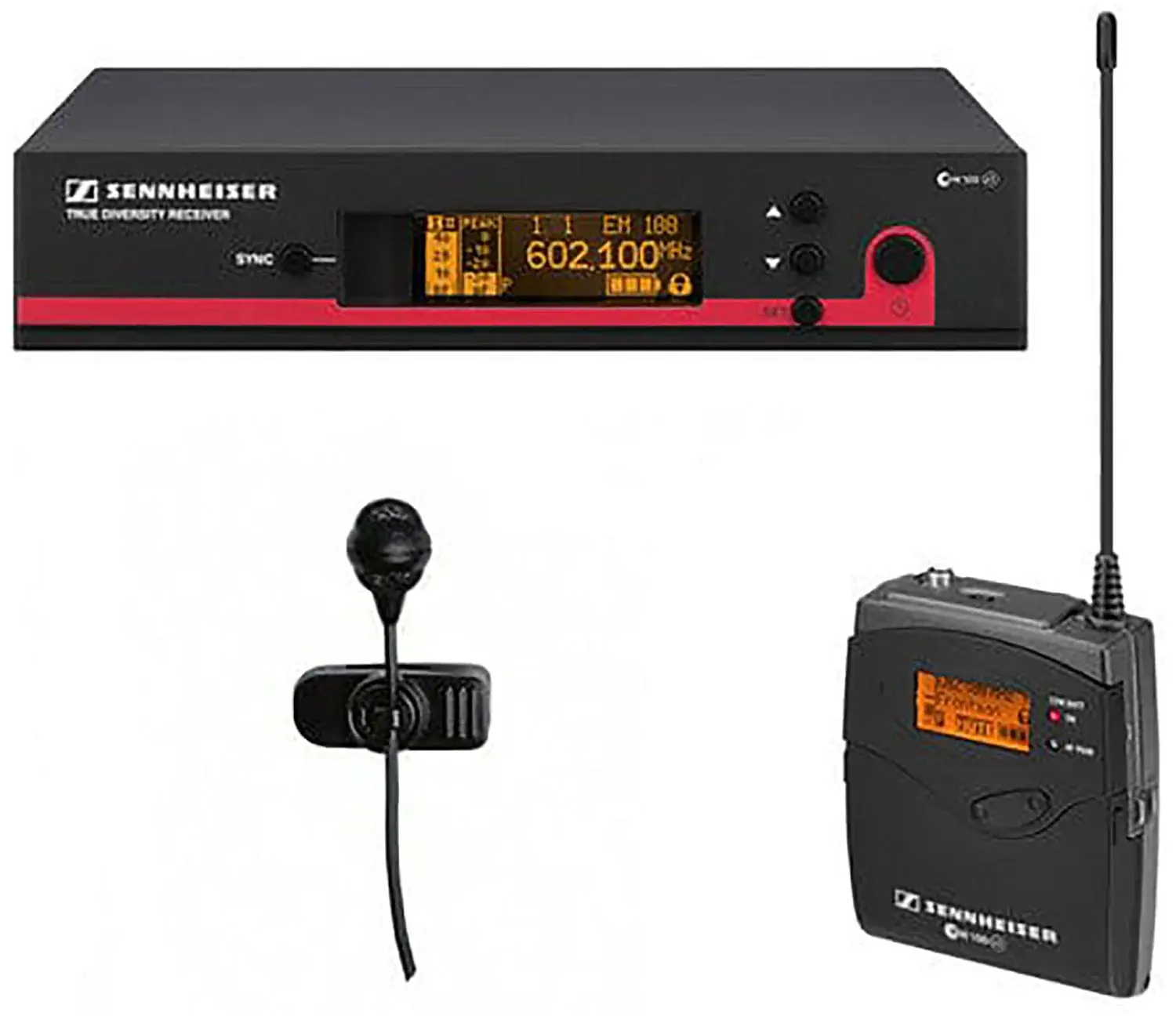 Draadloze dasspeld Sennheiser EW100