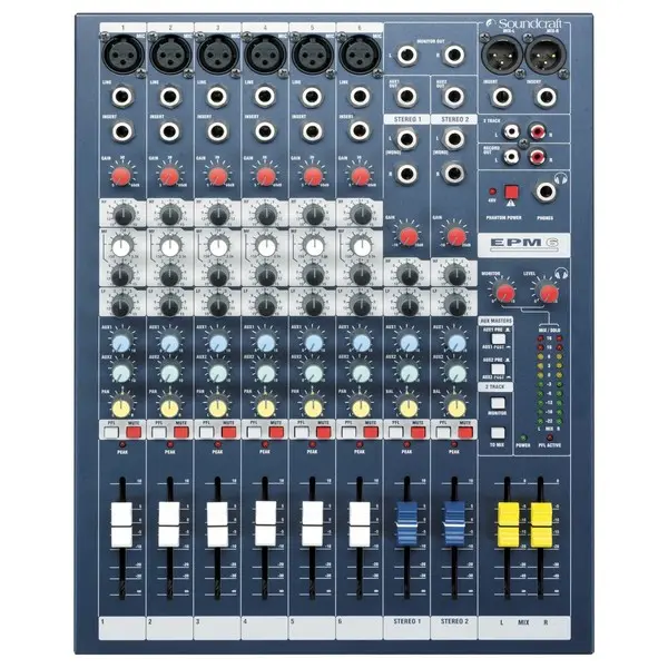 Mengtafel Soundcraft EPM 6 Ch Menger